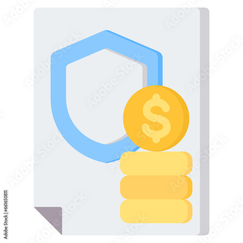 Indemnity Provisions Flat Icon