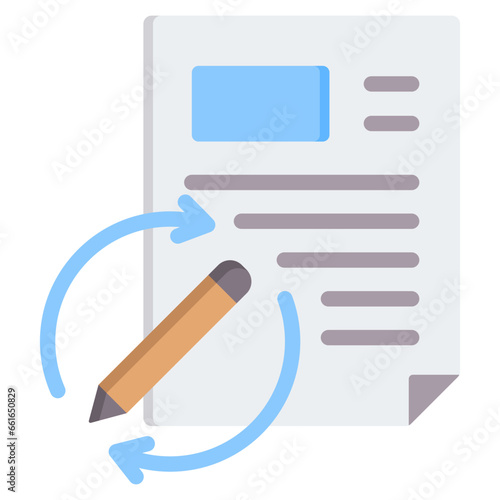 Renewal Option Flat Icon