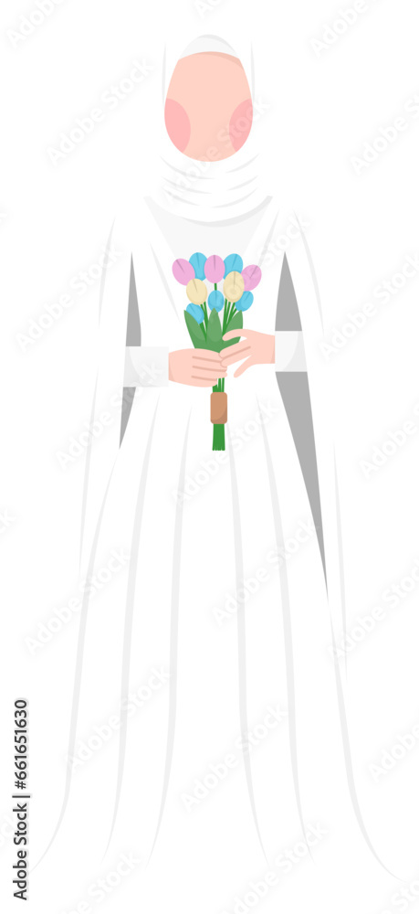 Muslim Bride Wearing Hijab Muslim Bride Wearing Hijab