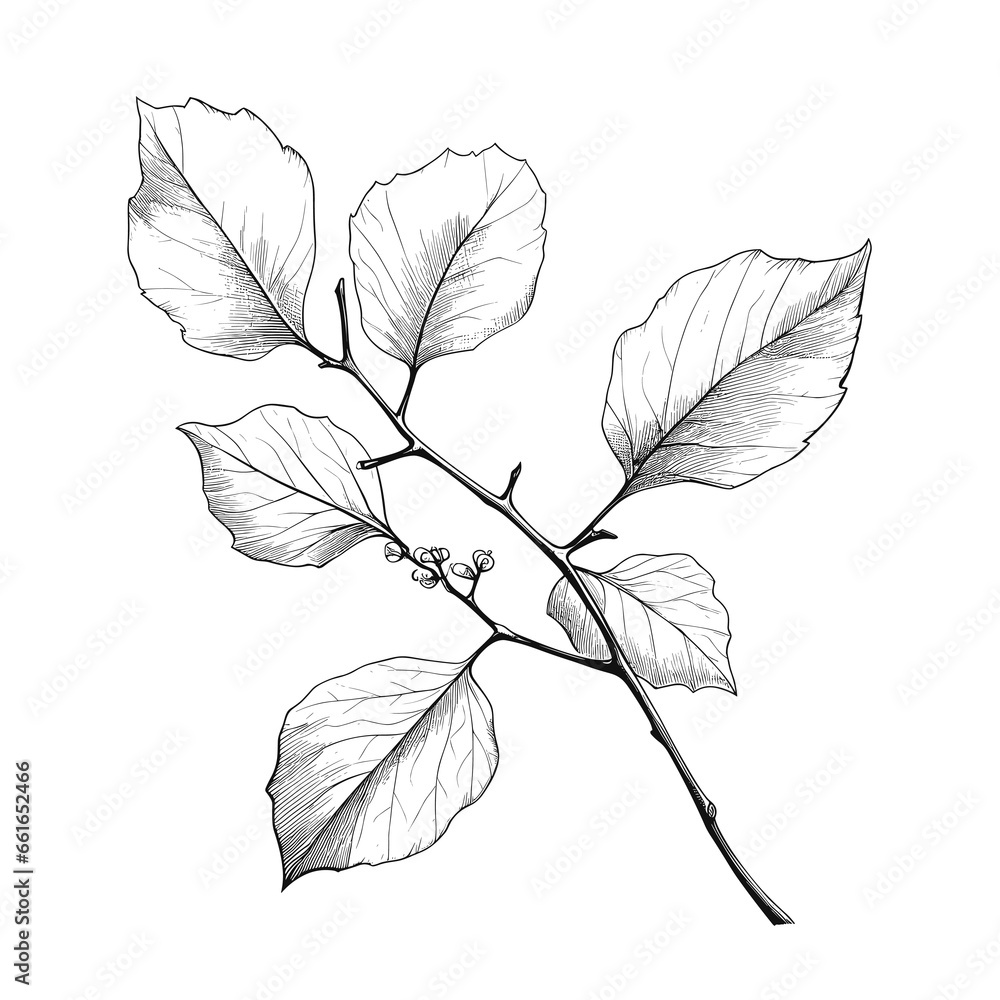 Hand Drawn Sketch Redbud Leaf Illustration
Hand Drawn Sketch Redbud Leaf Illustration