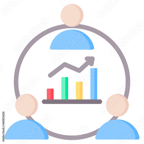 Business Team Flat Icon