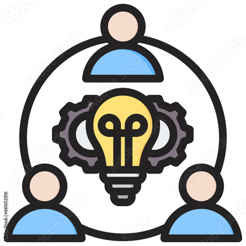 Initiative Outline Color Icon