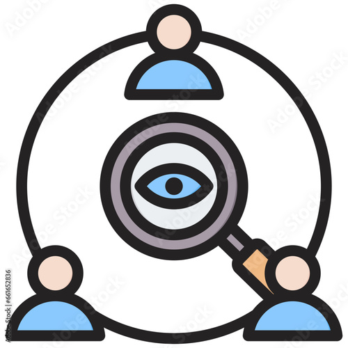 Transparency Outline Color Icon