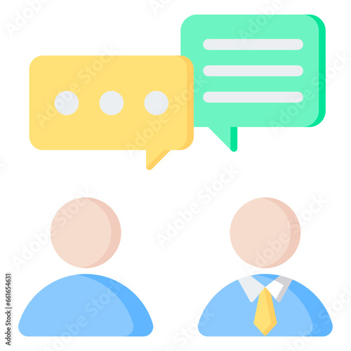 Communication Flat Icon