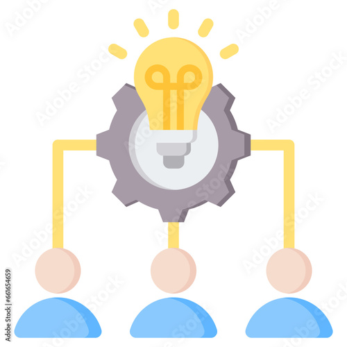Brainstorm Flat Icon