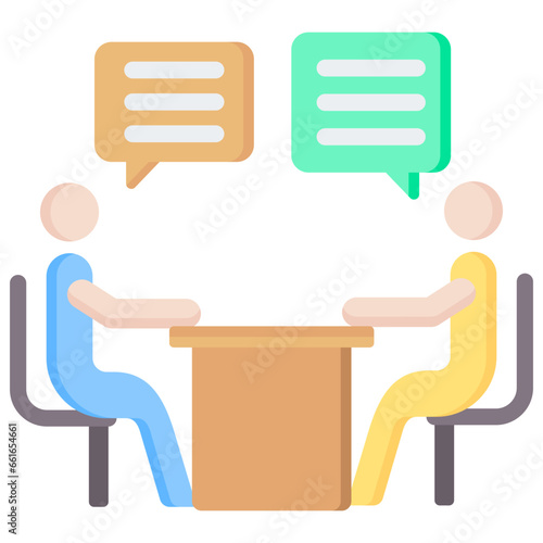 Discussion Flat Icon