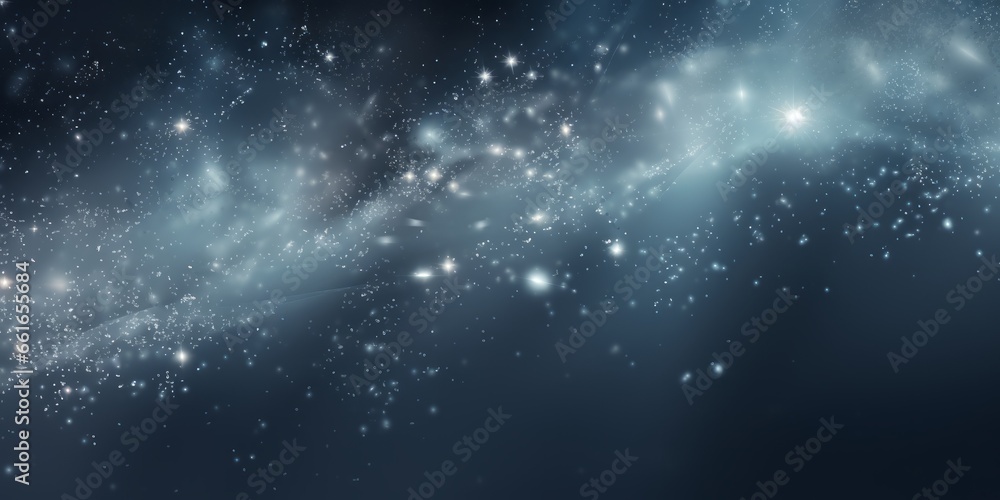 glowing bluish grey abstract background with particles floating. Generative AI glowing bluish grey abstract background with particles floating. Generative AI