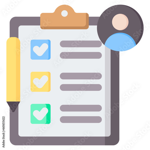 Subjective Measures Flat Icon