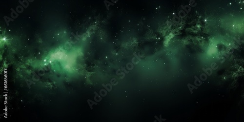 glowing Greenish grey abstract background with particles floating. Generative AI