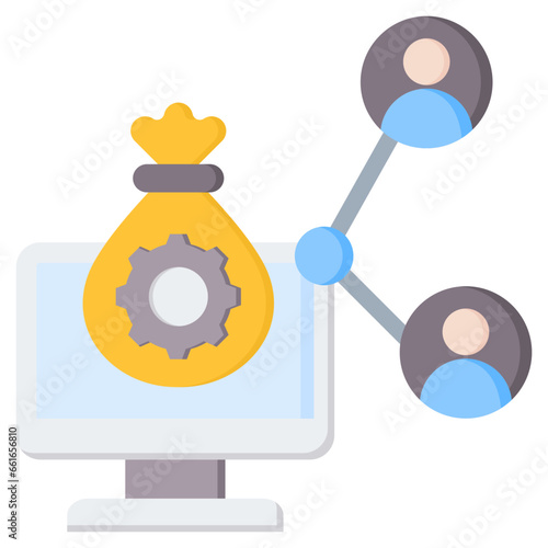 Asset Sharing Flat Icon