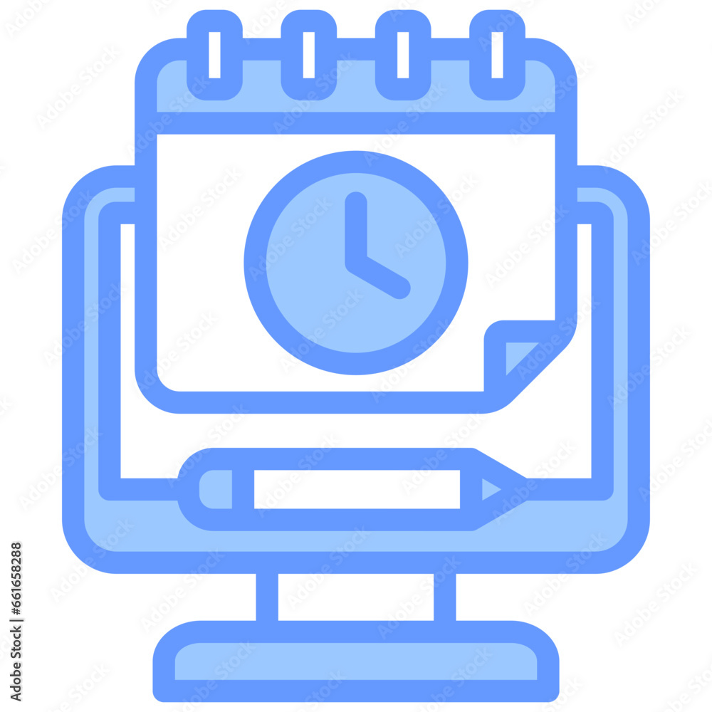Scheduling Blue Icon Scheduling Blue Icon