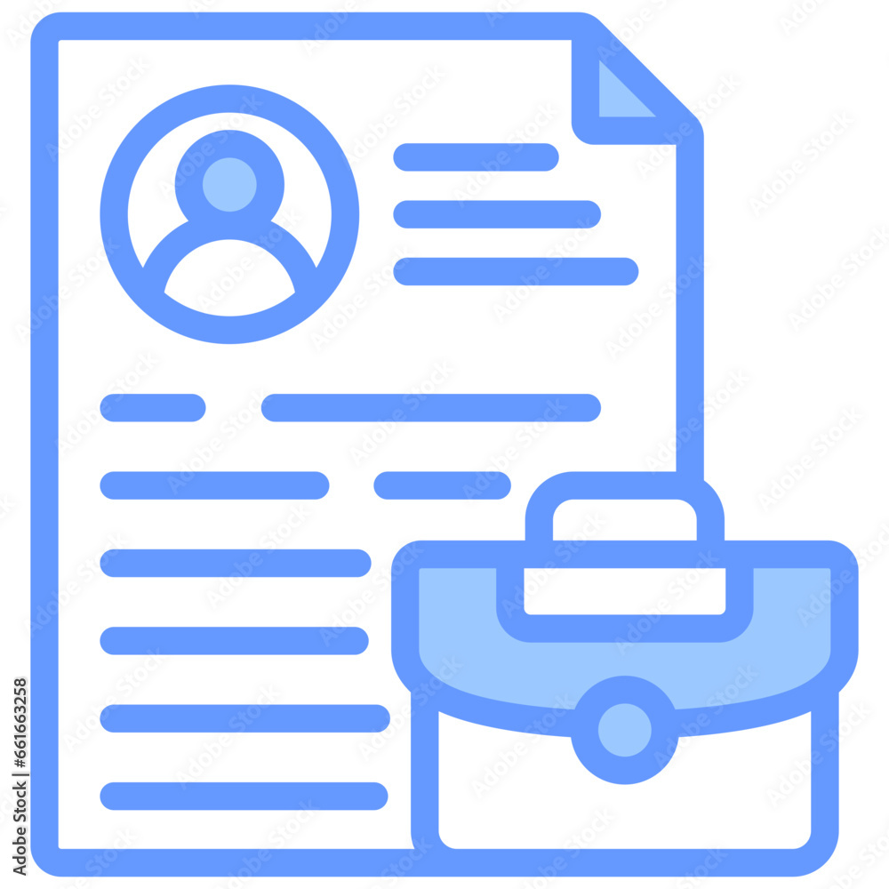 Cv Blue Icon Cv Blue Icon