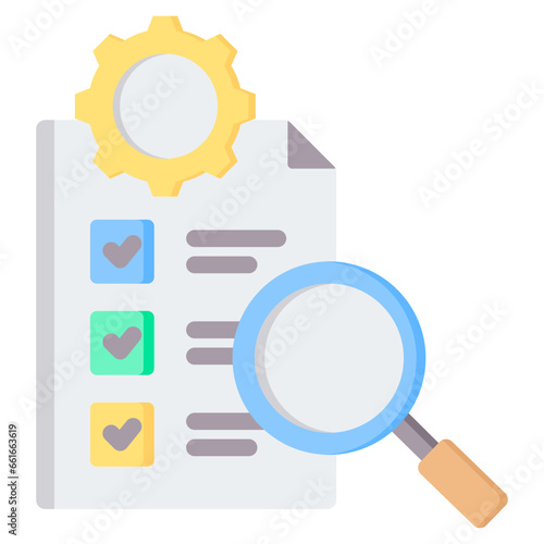 Internal Audit Flat Icon