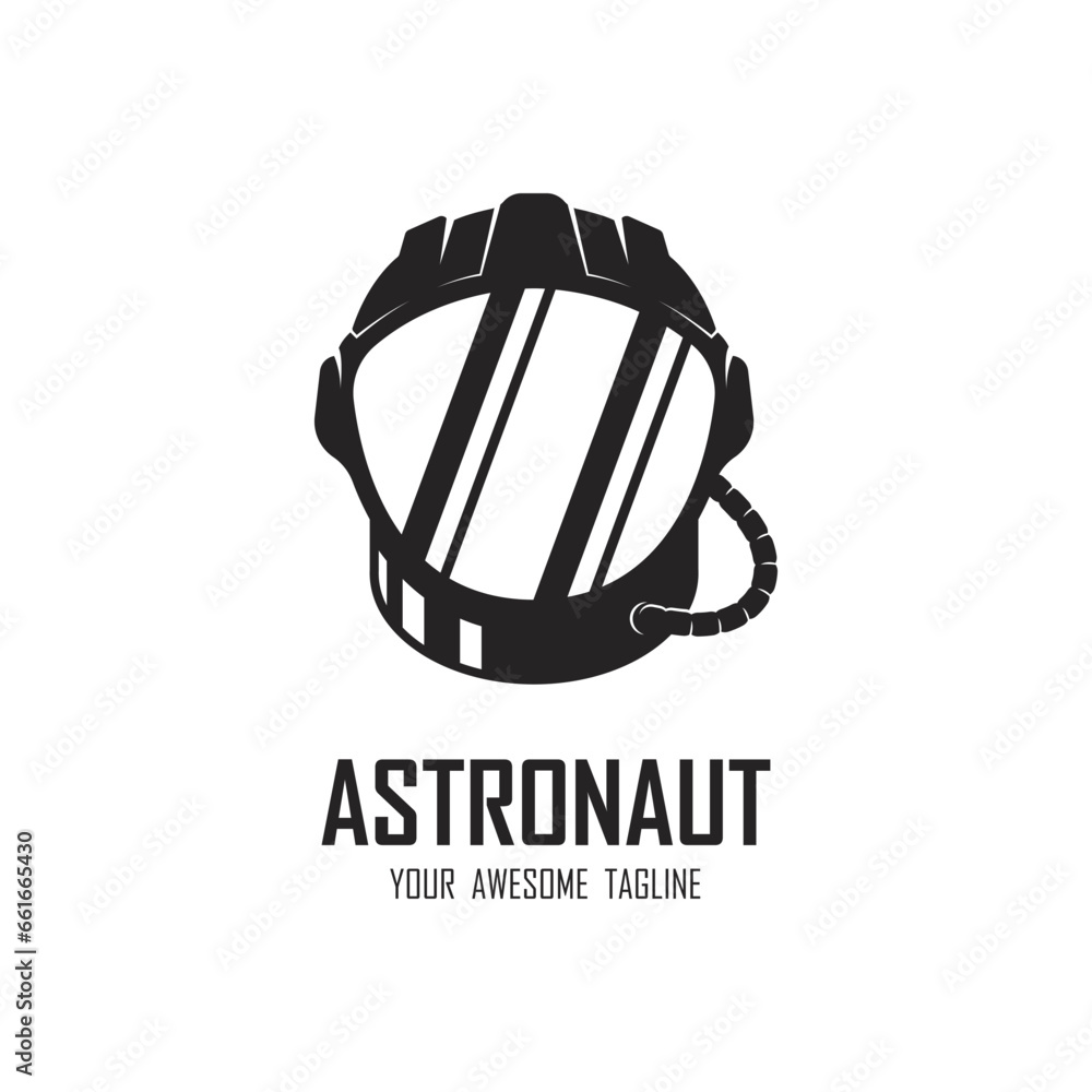 astronaut logo vector icon illustration design astronaut logo vector icon illustration design