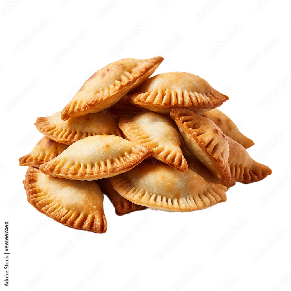 delicious empanadas isolated on white background, ai generated delicious empanadas isolated on white background, ai generated