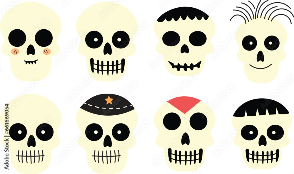 Crossbones Skull Human shape icons Set. Death, danger or poison symbol. Mortality symbol. Satanic imagery. Horror icon. Occult, Demon, Rock and roll Logo Icons isolated on transparent background. Crossbones Skull Human shape icons Set. Death, danger or poison symbol. Mortality symbol. Satanic imagery. Horror icon. Occult, Demon, Rock and roll Logo Icons isolated on transparent background.