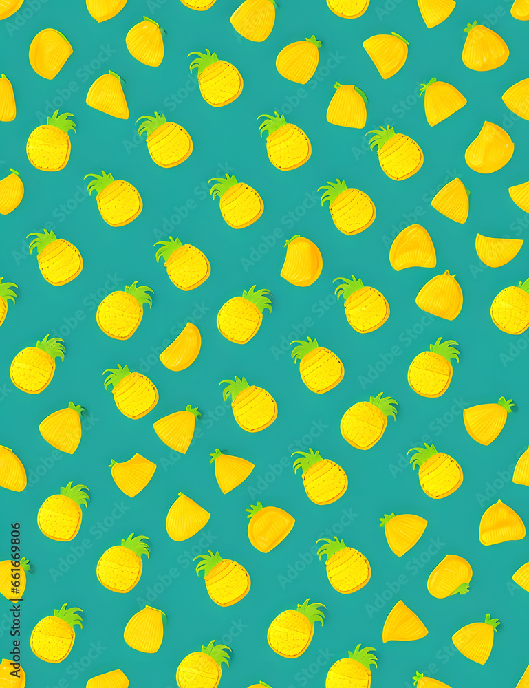 Vector seamless summer pattern with fruits. Seamless fresh fruit texture design. Hand drawn daisy pattern. Romantic butterfly texture design. Vector seamless summer pattern with fruits. Seamless fresh fruit texture design. Hand drawn daisy pattern. Romantic butterfly texture design.