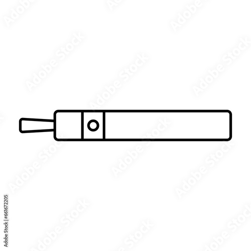 Electronic cigarette icon. Heated tobacco products icon. Vector.