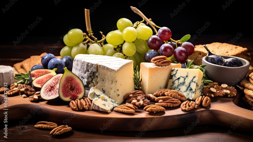 Delicious and tasty on the table AI Generative Delicious and tasty on the table AI Generative