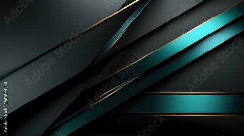 Minimalism Meets Elegance A Sleek Design with Geometric Patterns Teal Accents and a Shiny Finish 