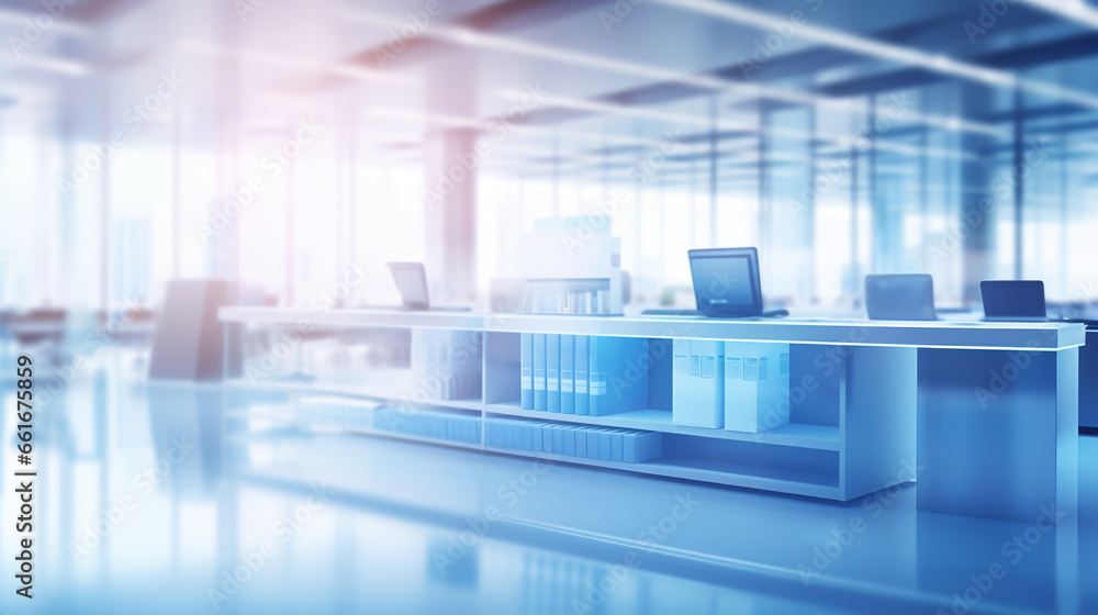 BLURRED INTERIOR OF HOSPITAL, CLINIC WITH SOFT LIGHTING. ABSTRACT BACKGROUND. image created by legal AI BLURRED INTERIOR OF HOSPITAL, CLINIC WITH SOFT LIGHTING. ABSTRACT BACKGROUND. image created by legal AI