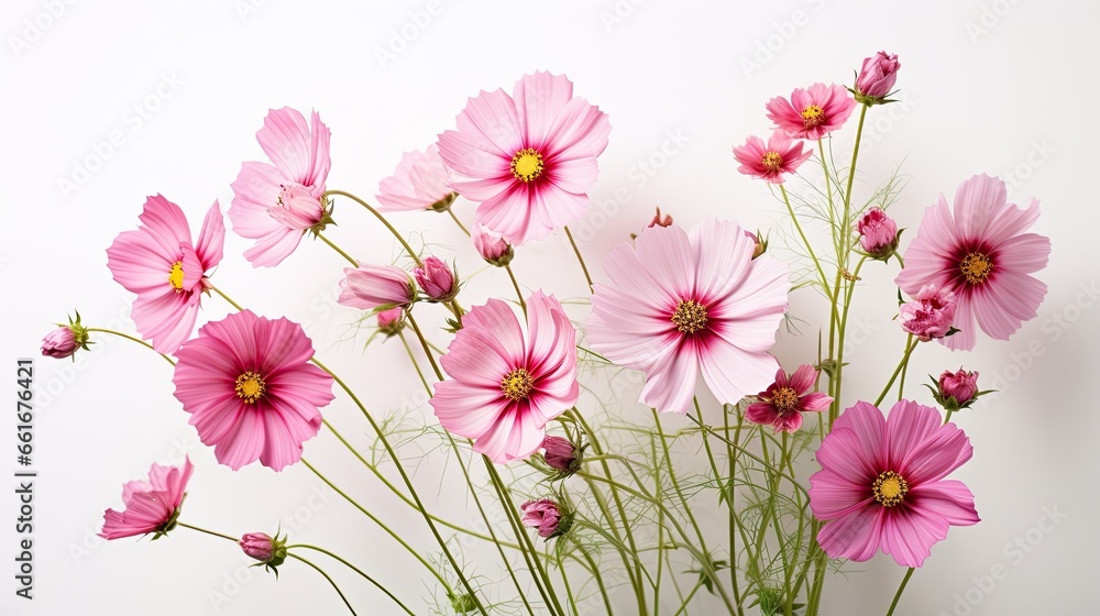 Fototapeta premium Portrait beautiful pink California poppy flower AI Generative
