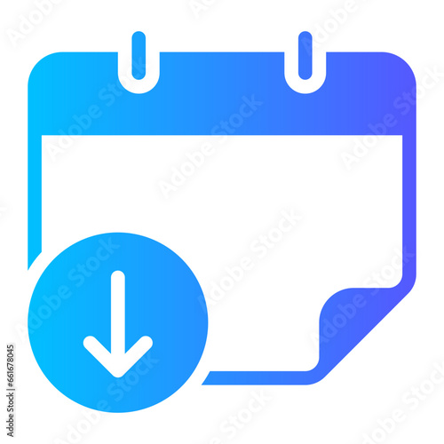 download gradient icon