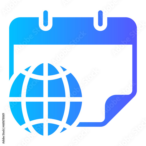 global gradient icon