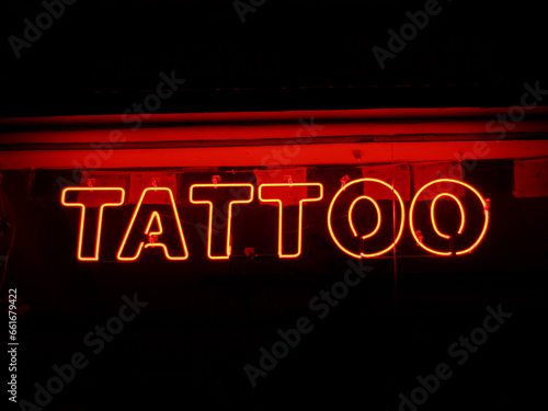 NEON TATTOO SIGN