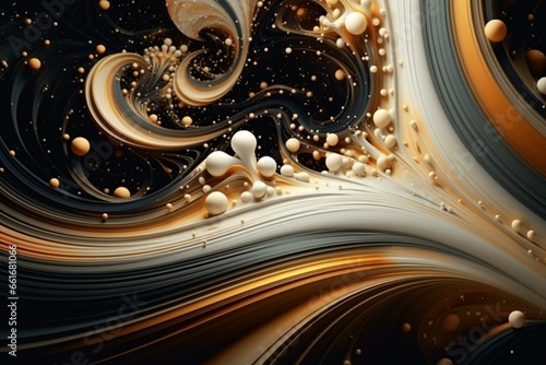 Abstract luxury artwork with a background concept, illustration and wallpaper. Generative AI