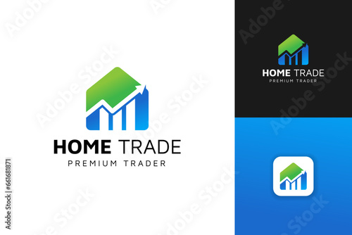 creative logo for finance and trade company