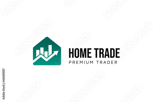 creative logo for finance and trade company