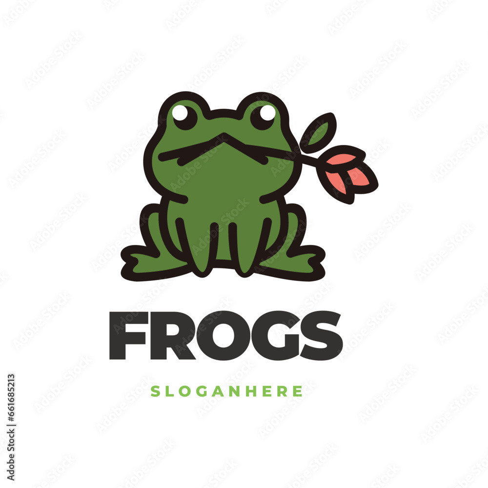 frog modern logo vector frog modern logo vector