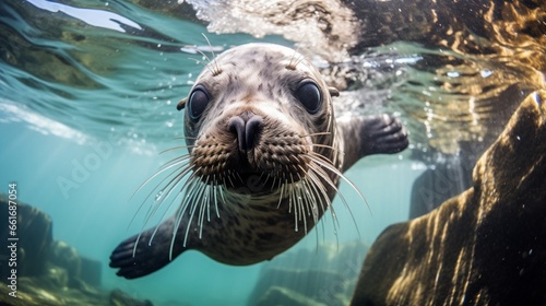 seal in water generated by AI