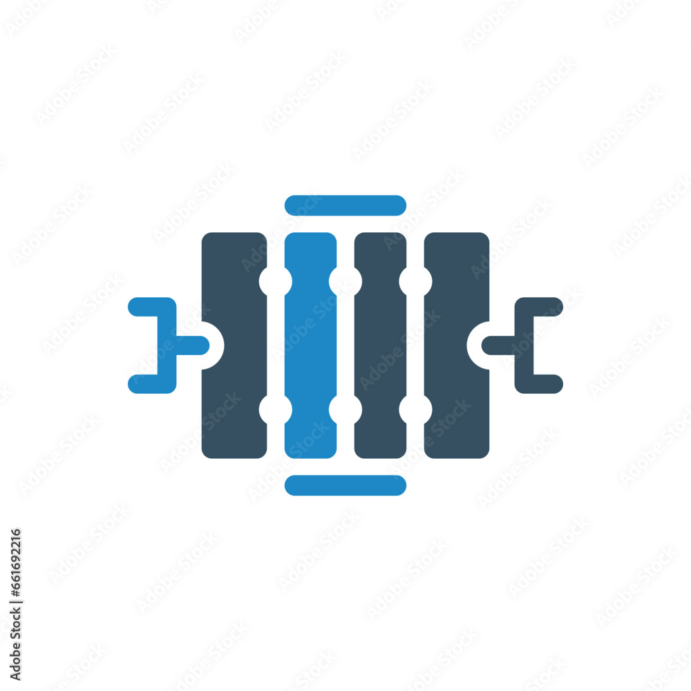 football field icon vector illustration football field icon vector illustration
