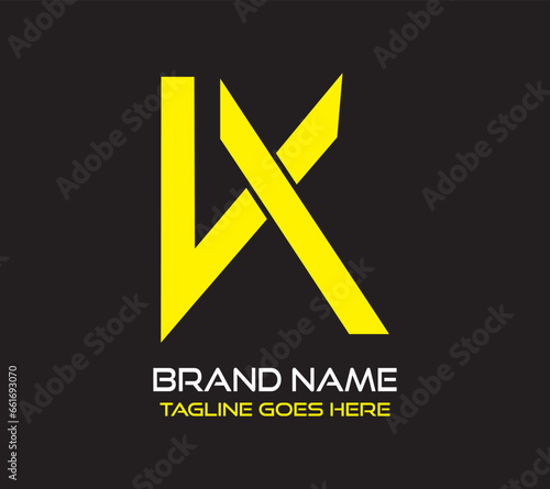K logo. EPS file. Editable Color. CMYK Color mode. Free Font used. Easy To Download.