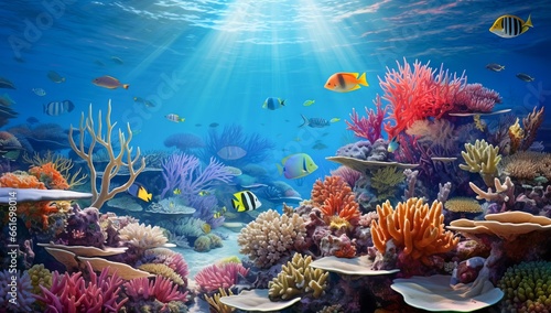 サンゴ礁の楽園