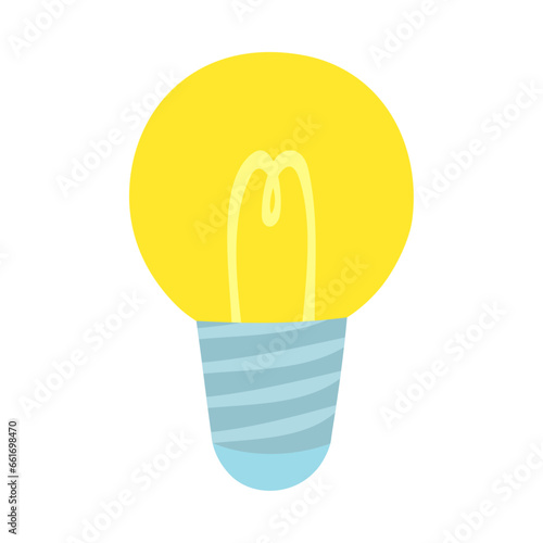 ÈõªÁêÉ„ÄÇ„Éï„É©„ÉÉ„Éà„Å™„Éô„ÇØ„Çø„Éº„Ç§„É©„Çπ„Éà„ÄÇ
A light bulb. Flat designed vector illustration.