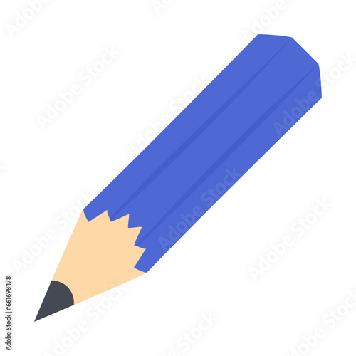 ÈâõÁ≠Ü„ÄÇ„Éï„É©„ÉÉ„Éà„Å™„Éô„ÇØ„Çø„Éº„Ç§„É©„Çπ„Éà„ÄÇ
A pencil. Flat designed vector illustration.