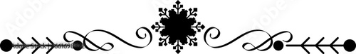Christmas snowflake divider,Snowflakes Borders.