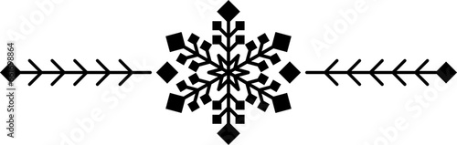 Christmas snowflake divider,Snowflakes Borders.
