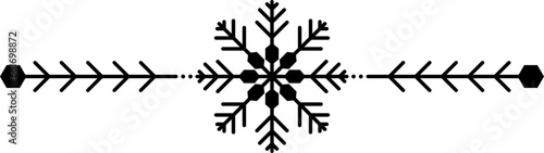 Christmas snowflake divider,Snowflakes Borders.