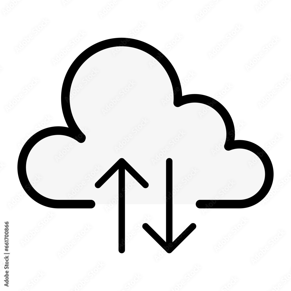 Cloud computing icon Cloud computing icon