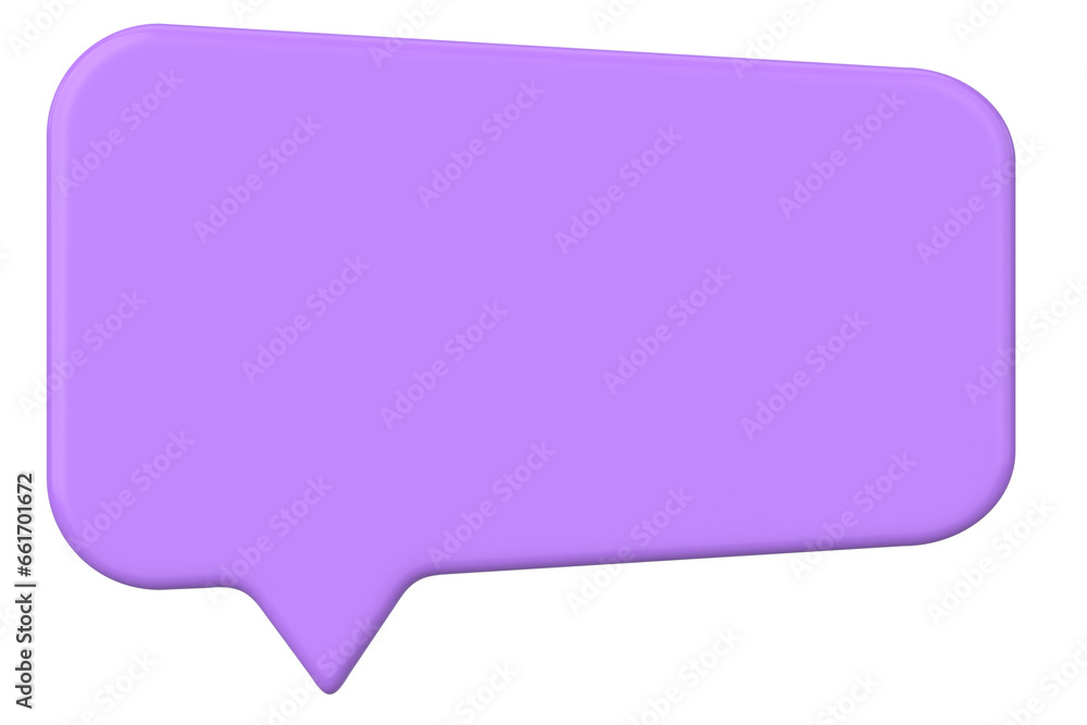 Speech bubble. Chat bubble. 3D illustration. Speech bubble. Chat bubble. 3D illustration.