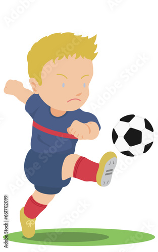 シュート　サッカー