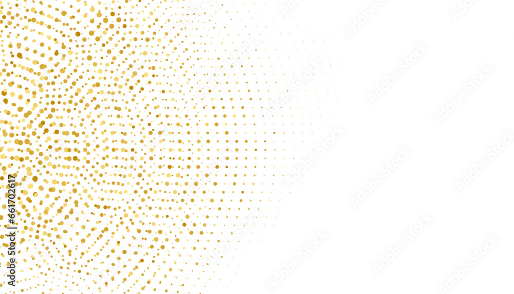 luxurious golden halftone pattern white background for modern backdrop