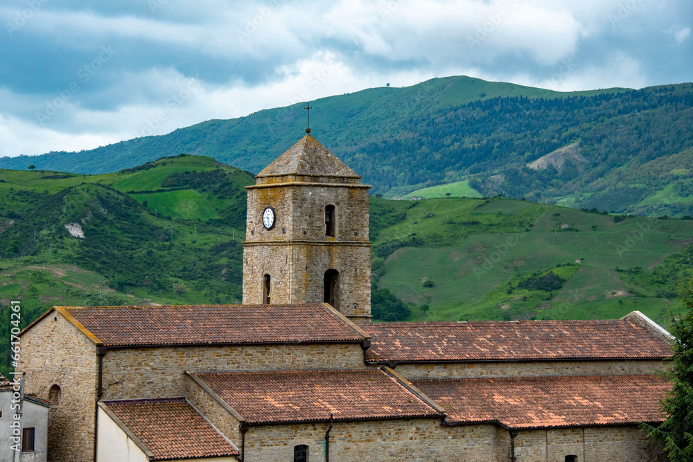 Church of Madre di San Giacomo Maggiore - Pietrapertosa - Italy Church of Madre di San Giacomo Maggiore - Pietrapertosa - Italy