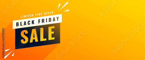 black friday holiday sale offer banner for business promotion