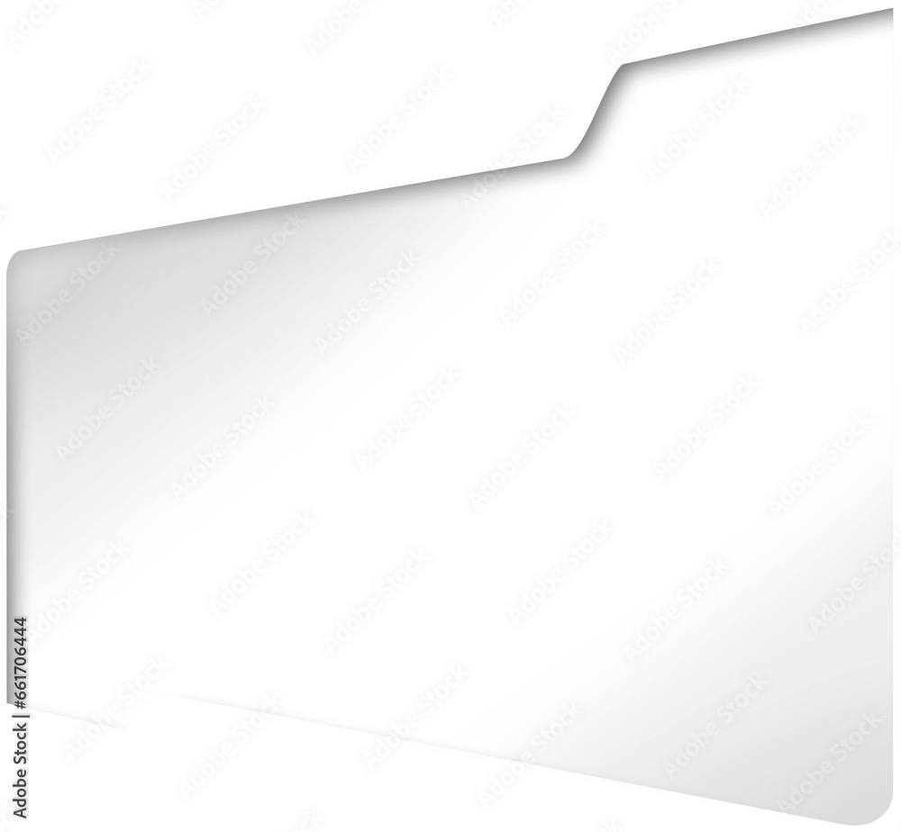 Digital png illustration of transparent folder shape on transparent background Digital png illustration of transparent folder shape on transparent background