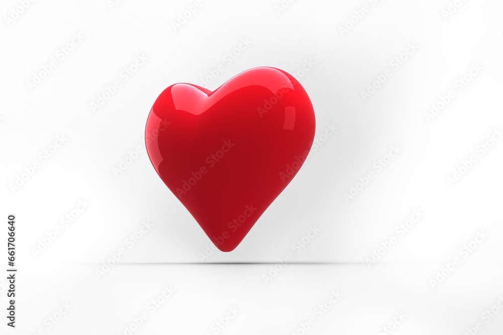 Digital png illustration of red shiny 3d heart on transparent background Digital png illustration of red shiny 3d heart on transparent background